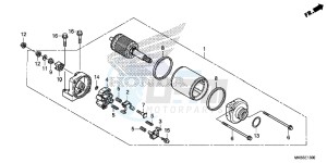 CBR1000SG CBR1000 - Fireblade SP Europe Direct - (ED) drawing STARTER MOTOR