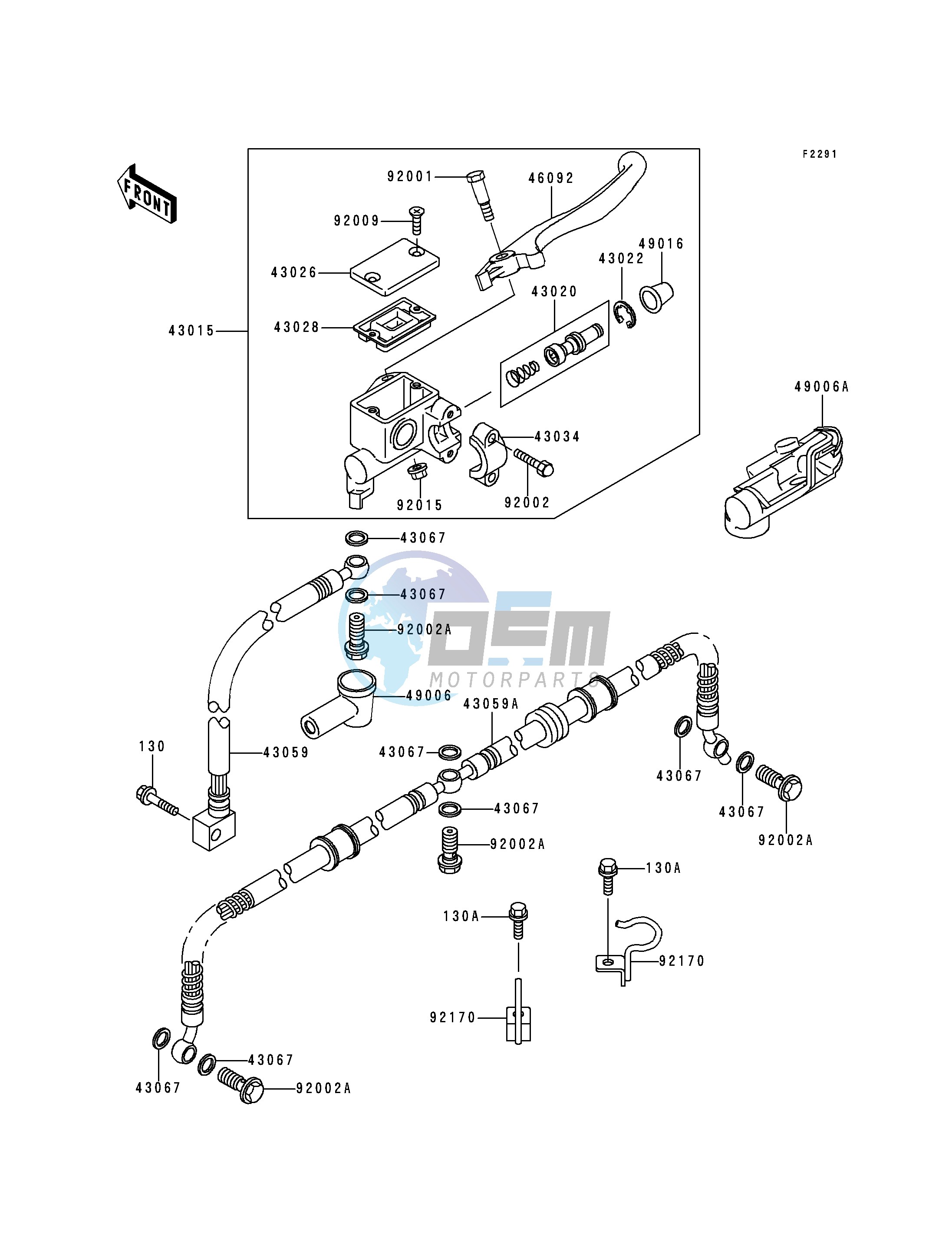 FRONT MASTER CYLINDER