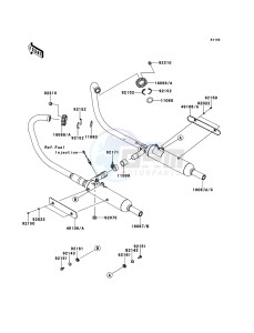 W800 EJ800AEF GB XX (EU ME A(FRICA) drawing Muffler(s)