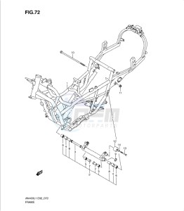 AN400Z drawing FRAME (AN400AL1 E19)