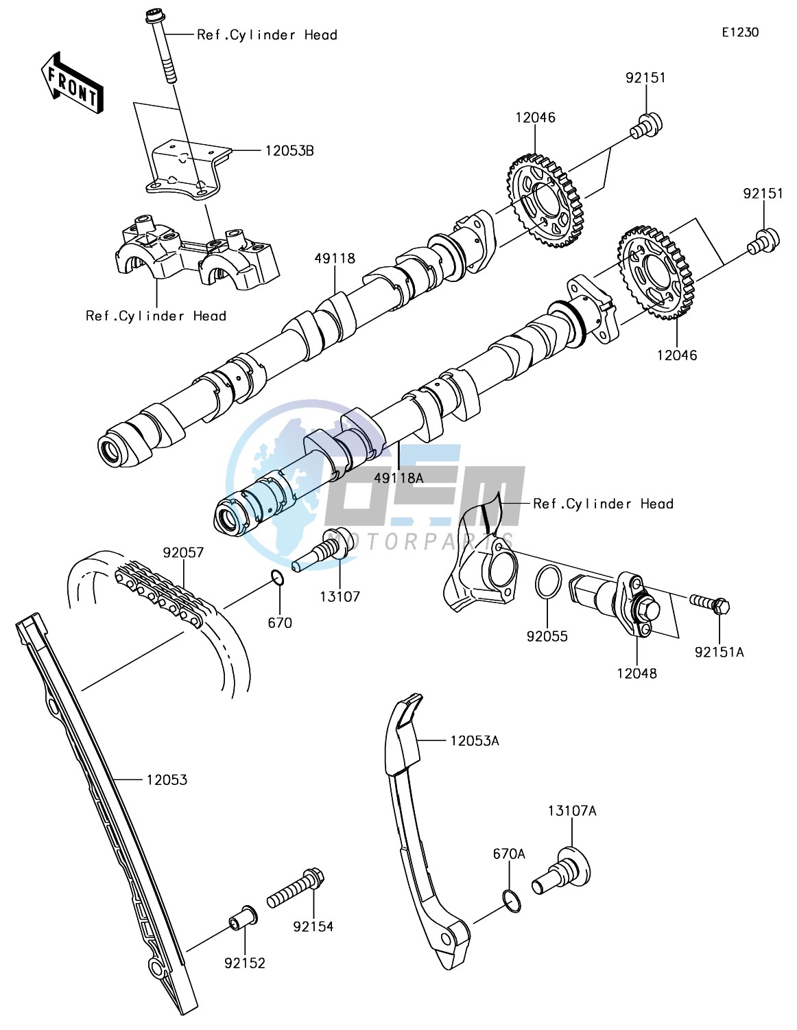 Camshaft(s)/Tensioner