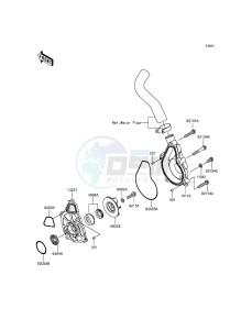 ER-6F EX650EFF XX (EU ME A(FRICA) drawing Water Pump