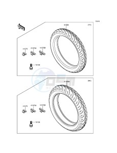 NINJA_250SL BX250AFF XX (EU ME A(FRICA) drawing Tires