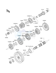 VN 900 D[VULCAN 900 CLASSIC LT] (6F-9F) D8F drawing TRANSMISSION