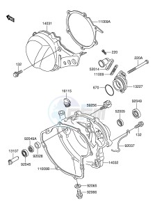 RM60 (E24) drawing ENGINE COVER