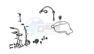 SENDA SM X-RACE - 50 CC VTHSR2A1A drawing OIL PUMP