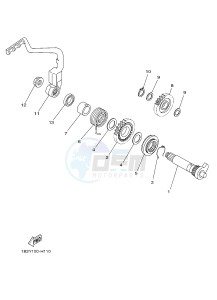 TT-R125 TT-R125LWE (19CT 19CU) drawing STARTER