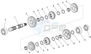 Stelvio 1200 - NTX - ABS 1200 drawing Driven shaft