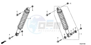 TRX500FPAD TRX500FPA ED drawing FRONT CUSHION