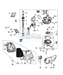 VIVA NCO EU1 drawing CARBURETTOR