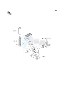 Z750R ZR750NBF FR GB XX (EU ME A(FRICA) drawing Brake Pedal