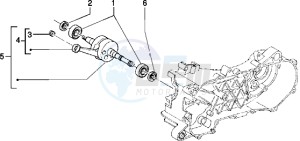 Typhoon 50 XR drawing Crankshaft