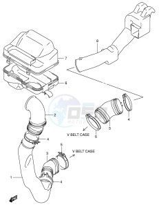 LT-A500F (P28-P33) drawing BELT COOLING DUCT