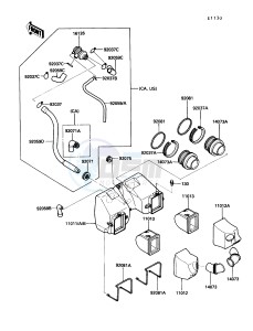 EN 450 A [454 LTD] (A6) [454 LTD] drawing AIR CLEANER