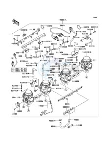 ZRX1200R ZR1200-A5H FR GB XX (EU ME A(FRICA) drawing Carburetor