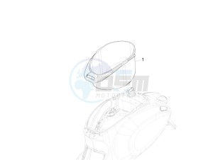 SPRINT 50 4T 3V E4-2020 (NAFTA) drawing Helmet housing - Undersaddle