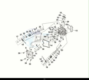 SYMPHONY ST 125 LC (XL12WW-EU) (E5) (M1) drawing CYLINDER HEAD