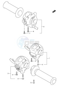 GZ125 (P19) drawing HANDLE SWITCH