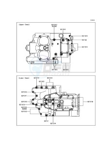 W800 EJ800AGFA GB XX (EU ME A(FRICA) drawing Crankcase Bolt Pattern