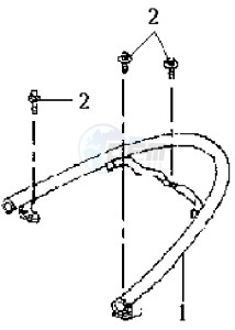 DD50 FIX drawing REAR LUGGAGE FRAME