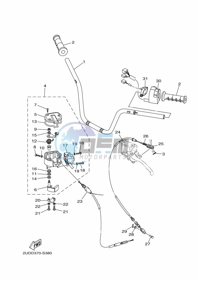 STEERING HANDLE & CABLE