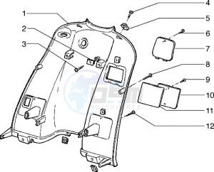 Hexagon 150 EXV1T 150cc drawing Rear Shield