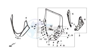 MAXSYM 400I (L8) EU drawing WINDSCREEN