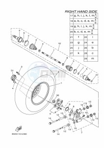 YFM700FWBD KODIAK 700 EPS (BGFM) drawing REAR WHEEL 2