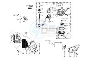 VIVACITY SERIE SPECIAL - 50 cc drawing CARBURETOR