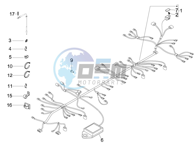 Main cable harness