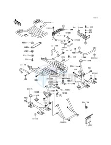 ZG 1200 B [VOYAGER XII] (B10-B14) [VOYAGER XII] drawing ACCESSORY-- TRUNK BRACKET- -