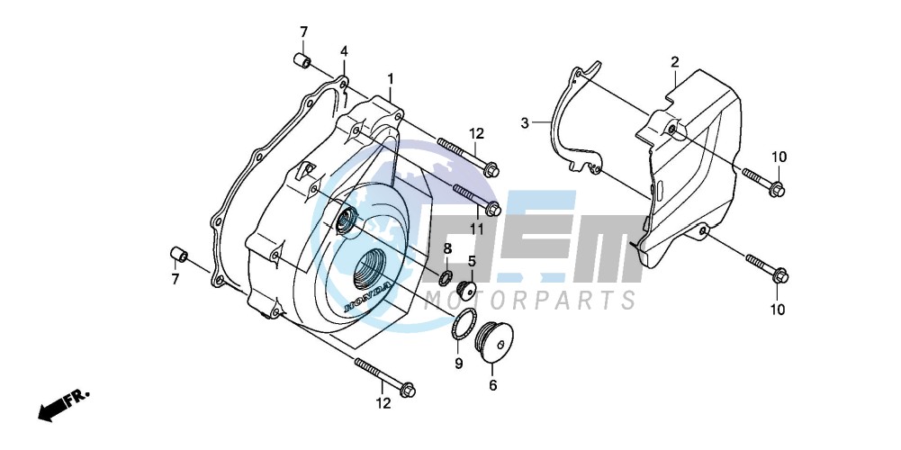 LEFT CRANKCASE COVER