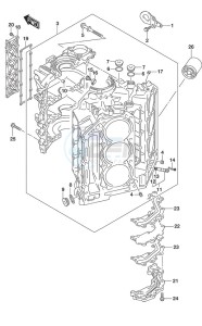 DF 250 drawing Cylinder Block