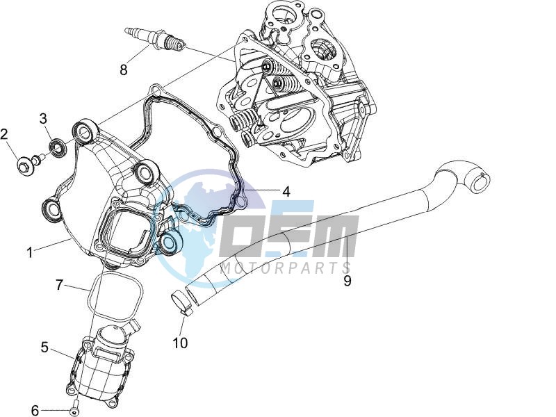 Cylinder head cover