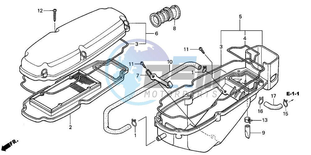 AIR CLEANER (XL125V1/2/3/4/5/6)