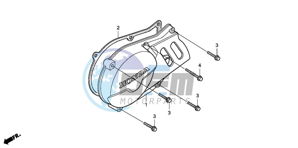 LEFT CRANKCASE COVER