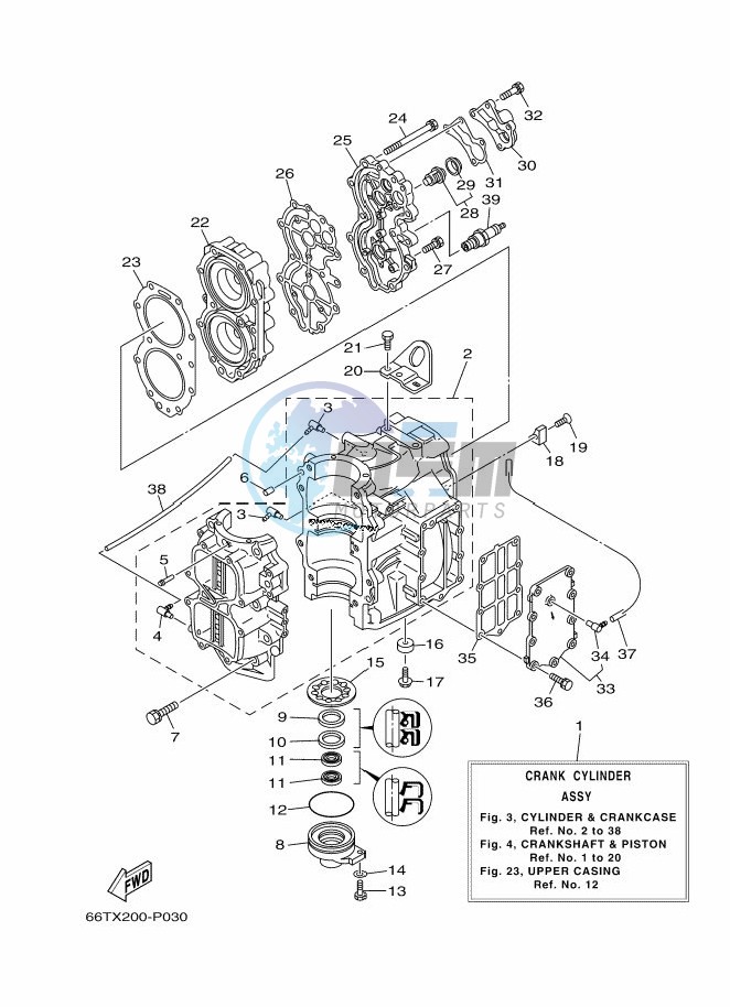 CYLINDER--CRANKCASE