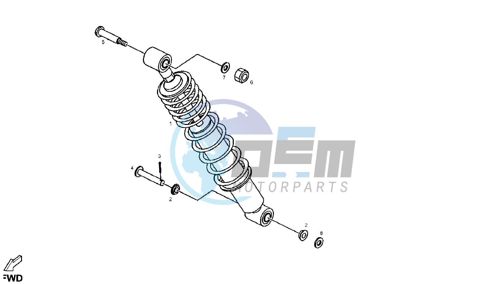 REAR SHOCK ABSORBER