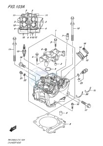 RM-Z450 EU drawing CYLINDER HEAD