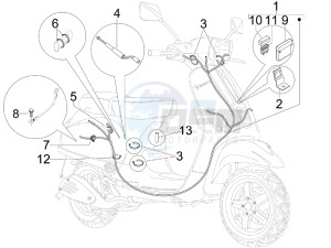 S 50 4T 4V College drawing Main cable harness