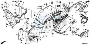 TRX500FM5H Europe Direct - (ED) drawing REAR FENDER