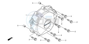 CBR1000RR drawing A.C. GENERATOR COVER