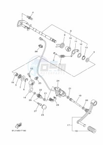 TRACER 900 GT MTT850D (B1J8) drawing SHIFT SHAFT