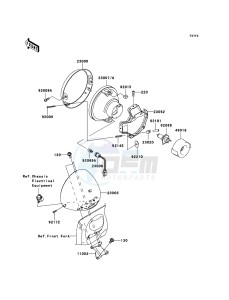 VN1600 CLASSIC VN1600A6F GB XX (EU ME A(FRICA) drawing Headlight(s)