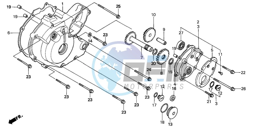 LEFT CRANKCASE COVER