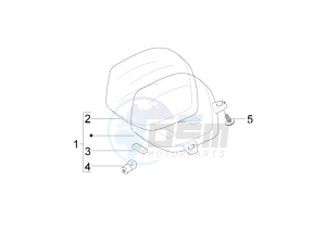 LX 50 4T 2V 25 Kmh Touring NL drawing Meter combination - Cruscotto