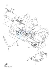 YZ250F (17D9 17DA 17DB 17DC) drawing OIL PUMP