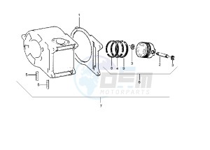 Runner VX-VXR 125-180 125 drawing Cylinder - Piston