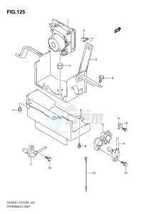 DL650 (E3) V-Strom drawing HYDRAULIC UNIT (DL650AL1 E28)