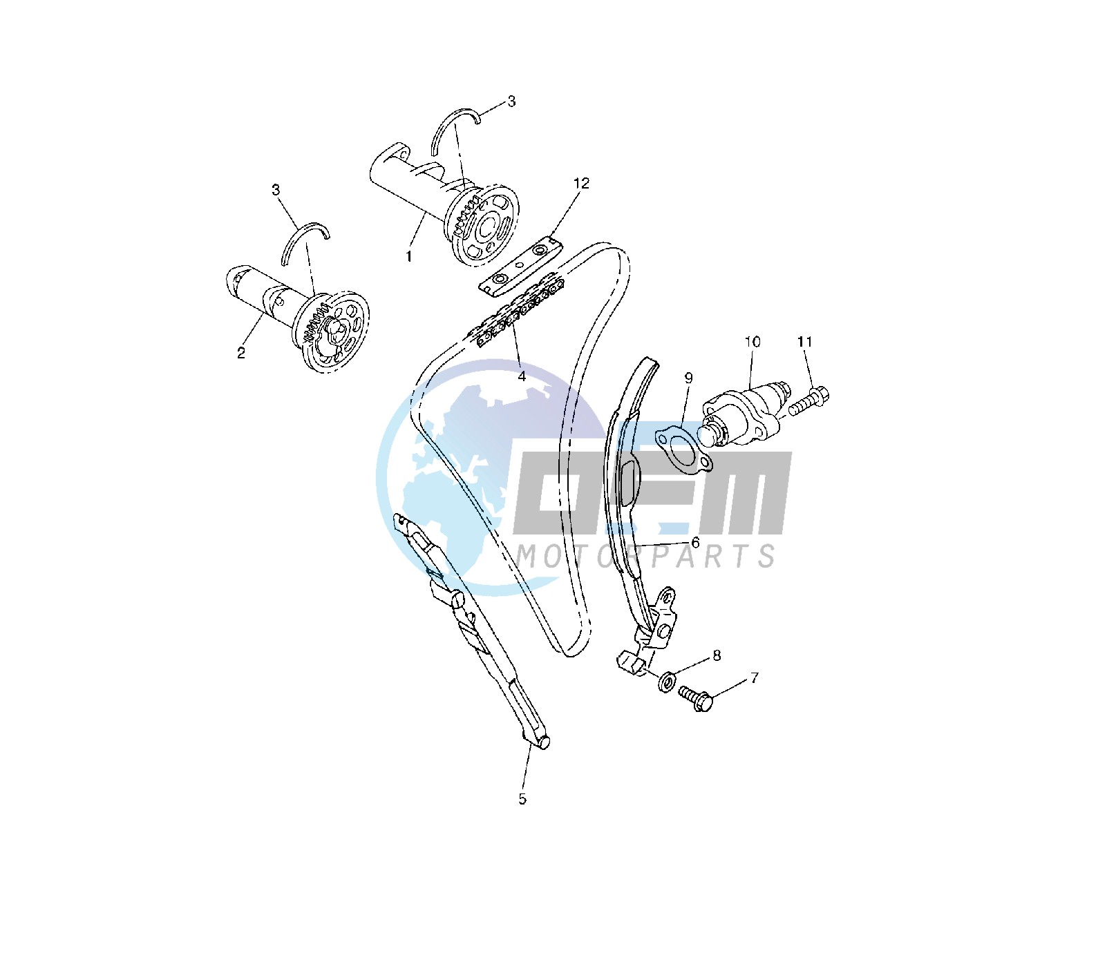 CAMSHAFT AND TIMING CHAIN